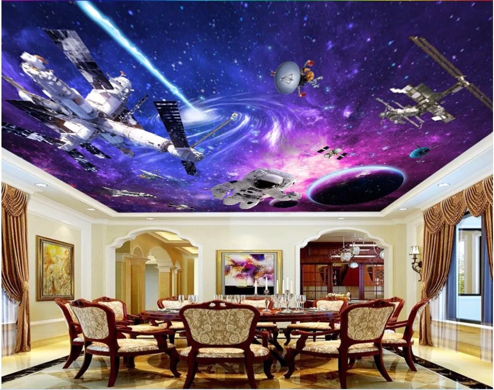WDBH Custom 3d Ceiling Murals Wallpaper Universe Star Space WDBH Custom 3d Ceiling Murals Wallpaper Universe Star Space