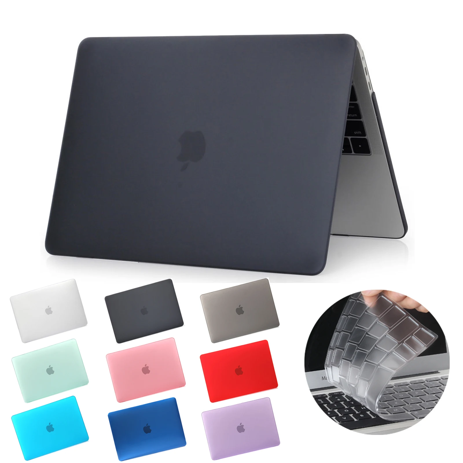 Kopen YWVAK HOT Verkoop laptop Case Voor Apple macbook Air Pro Retina 11 12 13 15 Voor Mac boek 13.3 inch met Touch Bar + Toetsenbord Cover