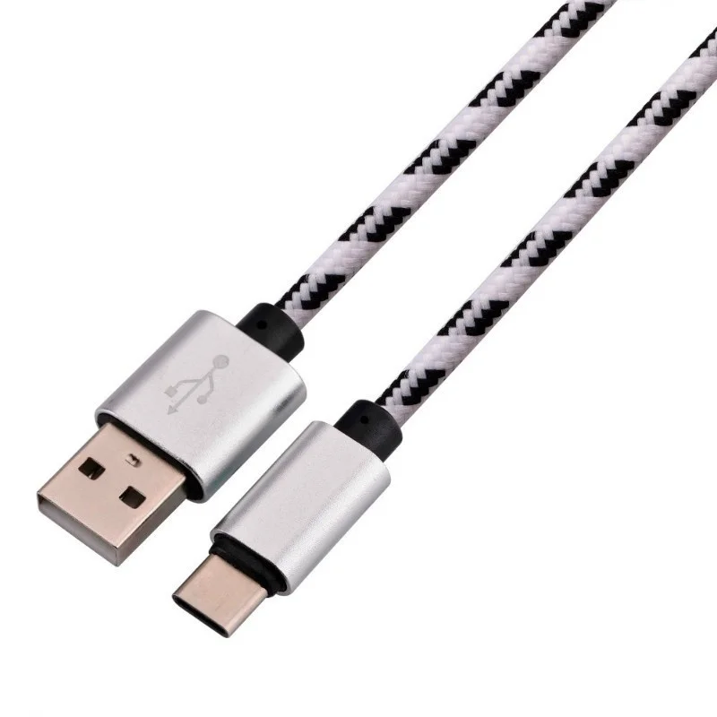 Зарядное устройство типа C для быстрой зарядки данных+ 2 порта 2A usb зарядное устройство для samsung s8 lg G6 g5 huawei P10 Xiaomi mi 8 a1 6X Nubia z11 z17 mi ni - Тип штекера: sliver cable