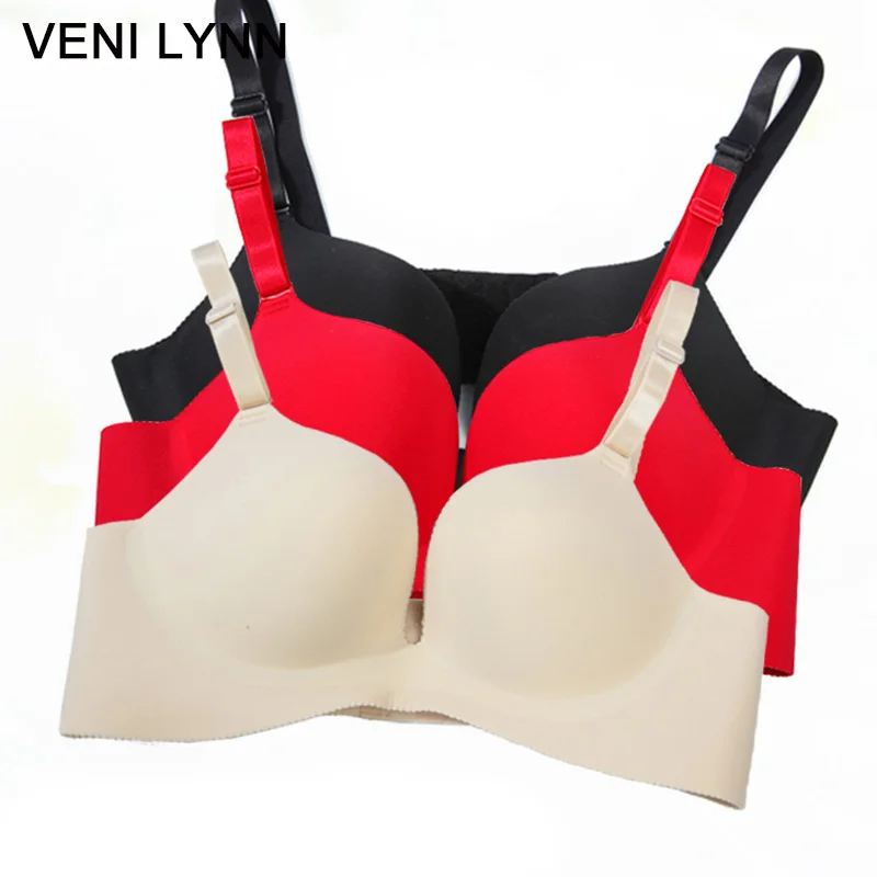 VENI Линн беспроводной Yong дамы Push Up пикантные мягкие Bralette не проводной без провода прекрасные свадебные для женщин