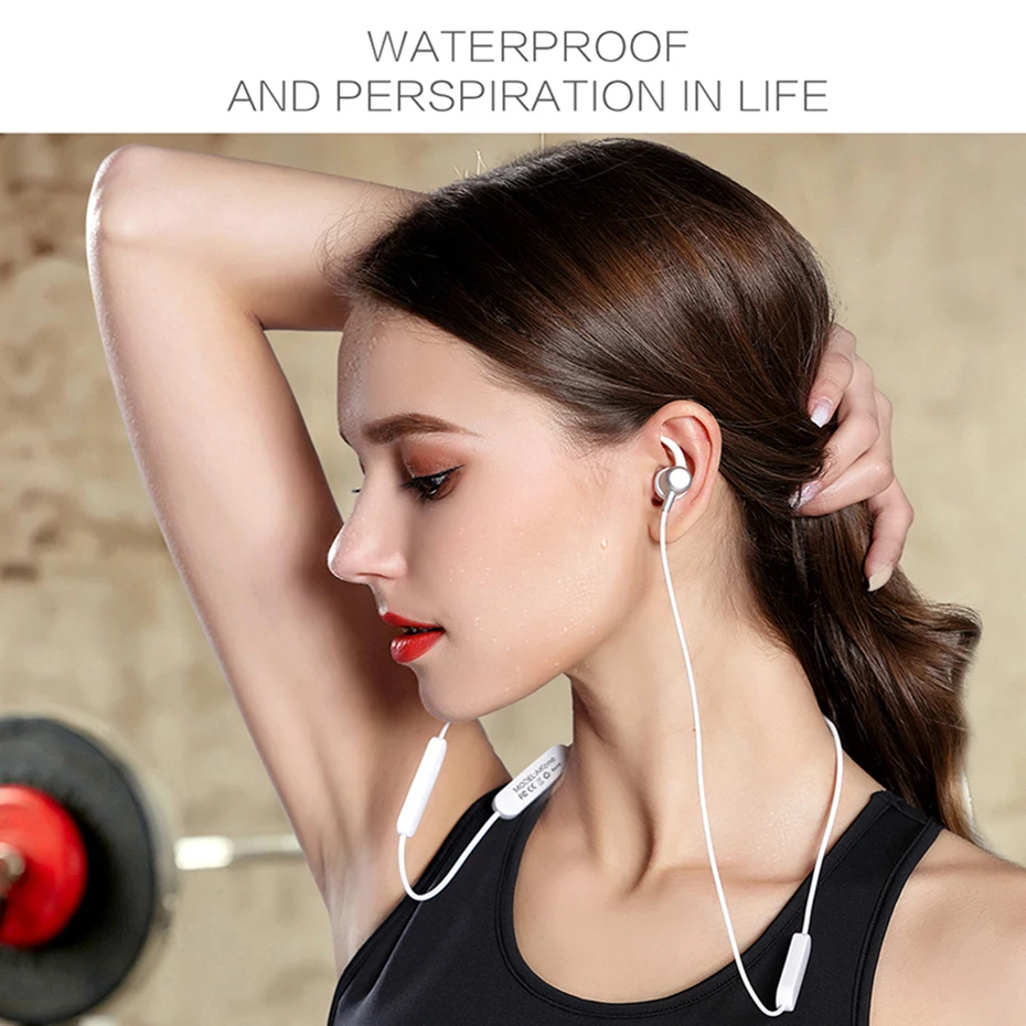 Беспроводные Bluetooth наушники AMTERBEST стереонаушники с защитой от пота спортивные