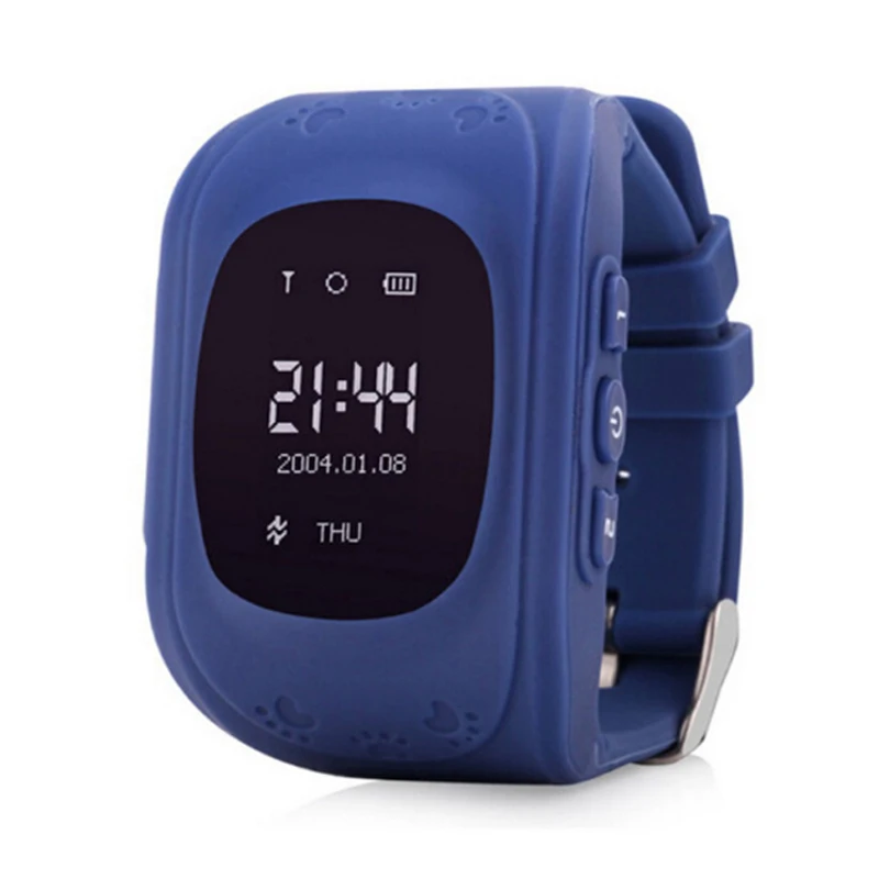  ZEALLION Smart Uhr Q50 LCD OLED GPS Sicher Für Armbanduhr SOS Anruf Location Finder Locator Tracker