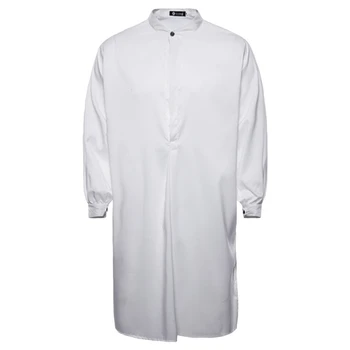 

Middle East Saudi Arabia Muslim Jubba Man Islamic Traditional Long Robe Dubai Turkish Kaftan Thobe Ramadan Paryer Long Shirt