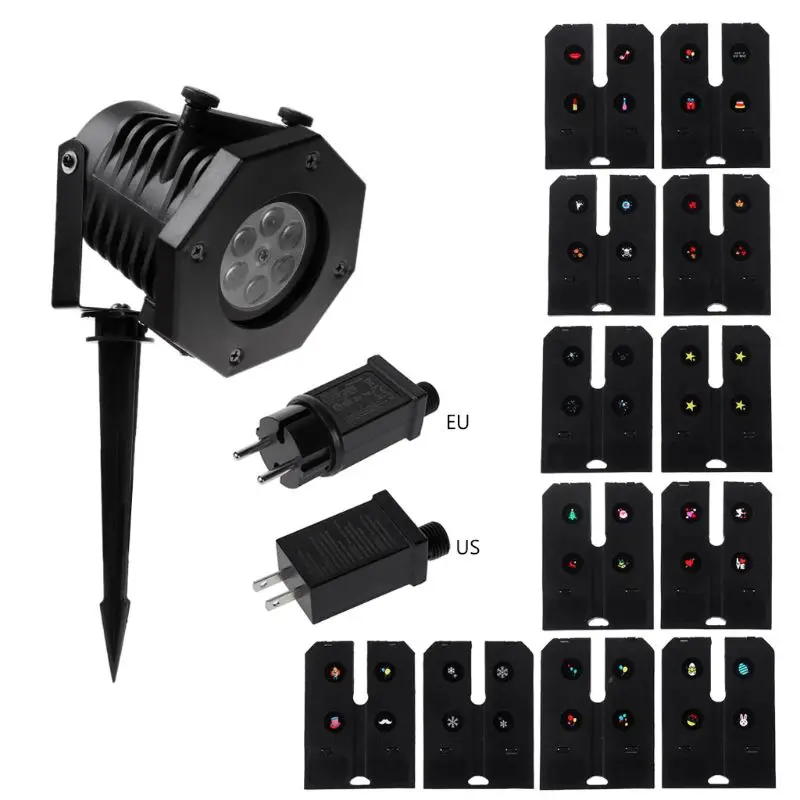 

Waterproof LED Stage Light Slides Patterns Insert Card Laser Projection Lamp