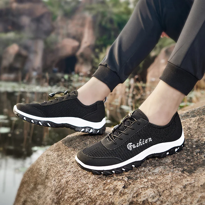 

2019 New Summer Outdoor Men Hiking Shoes Mountain Shoes Trekking Shoes Wading Quick Dry Upstream Shoes Breathable
