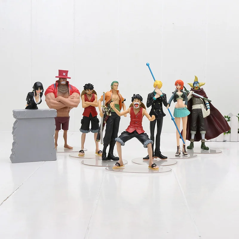 Аниме One Piece драматическая витрина обезьяны D Luffy & Nico Chopper и Sanji Zero nami ПВХ фигурка
