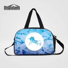 Dispalang дорожные сумки для поездок Единорог багажная дорожная сумка Weekender вещевой мешок с независимое отделение для обуви дорожная сумка