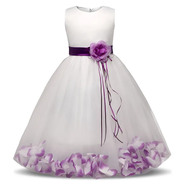Flower Dress With Flowers Ribbons For S Tulle Dresses Flower Dress With Flowers Ribbons For S Tulle Dresses Birthday Party Wedding Ceremonious Kid