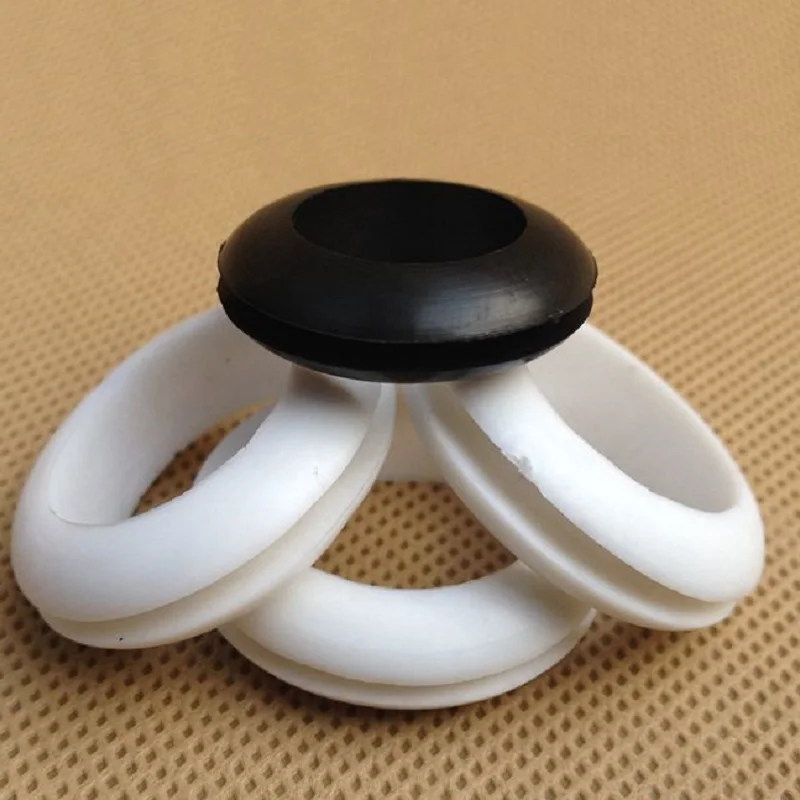 1000pcs/lot 8mm grommet machine wire grommet,double side,clear,LED