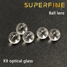 Сверхтонкий диаметр 1,5 мм K9 оптические стеклянные шаровые линзы сферические линзы