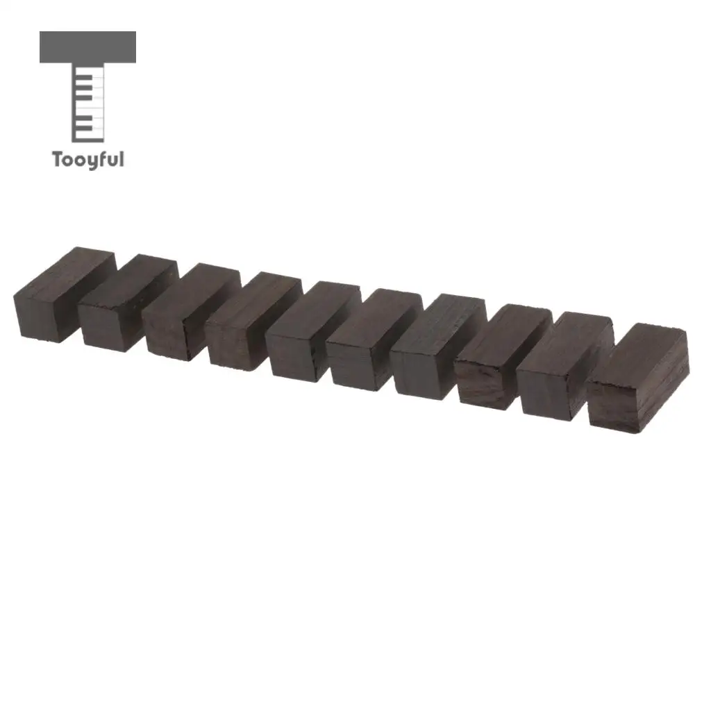 5 шт. черного дерева Endpin/10 шт. квадратный деревянный блок для ремонта скрипок питания