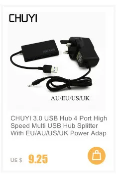 CHUYI беспроводной 4 порта мини USB 2,0 концентратор портативный квадратный Мульти USB складной разветвитель для ПК компьютер ноутбук настольные аксессуары