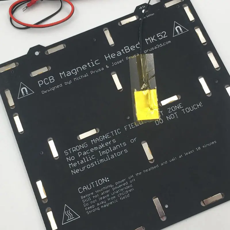 Части 3d принтера клон I3 Mk3 3D-принтер с подогревом Магнитная кровать Mk52 heatкровать 24 В сборка