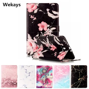 

Wekays Tablet Case For Samsung Galaxy Tab A A6 10.1 2016 SM-T580 T580N T585 Cover Flip PU Leather Stand Kickstand Case Windbell