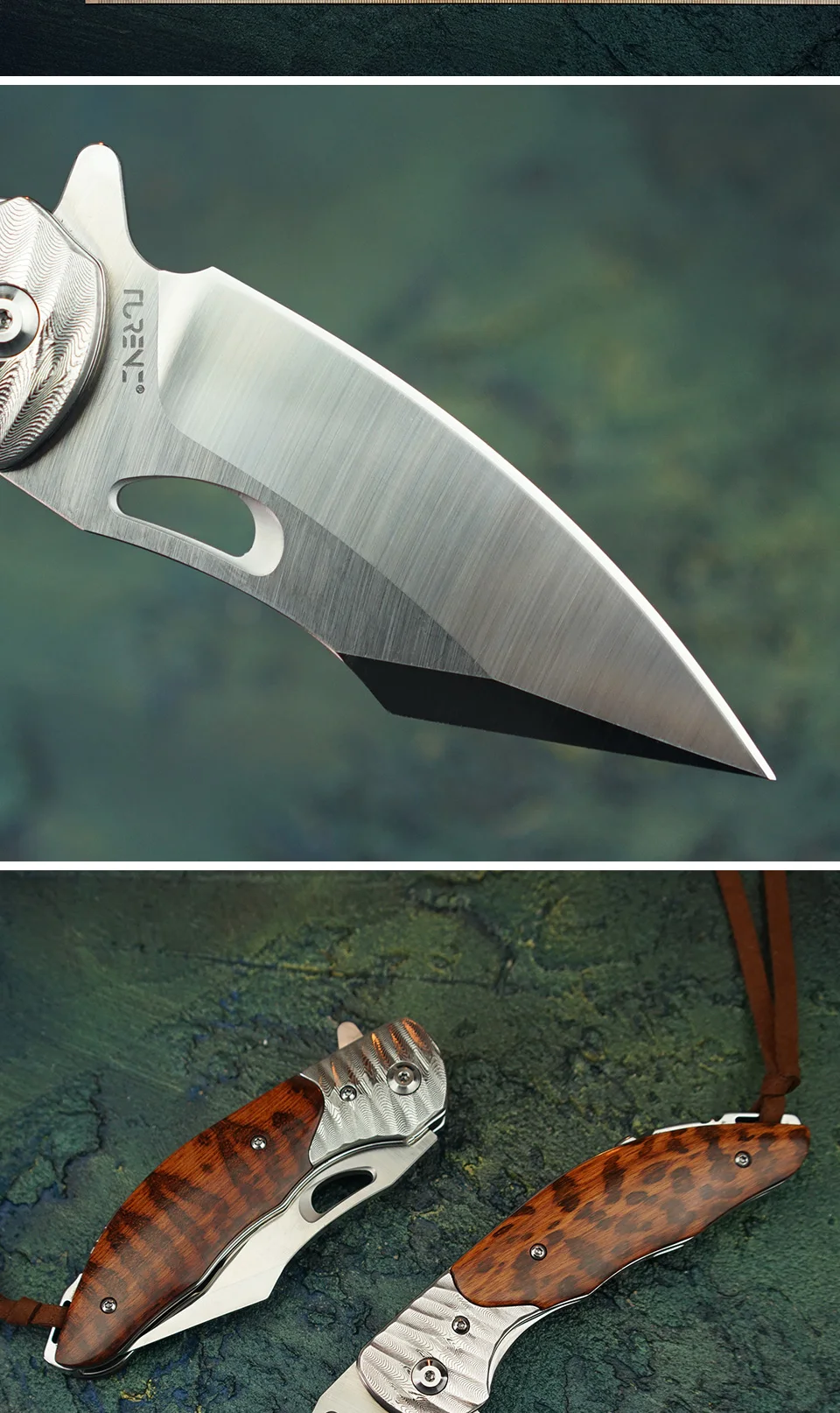 Складной нож из TUREN-14C28N стали, инструменты для выживания на открытом воздухе, походные тактические охотничьи карманные ножи, подарки с оболочкой