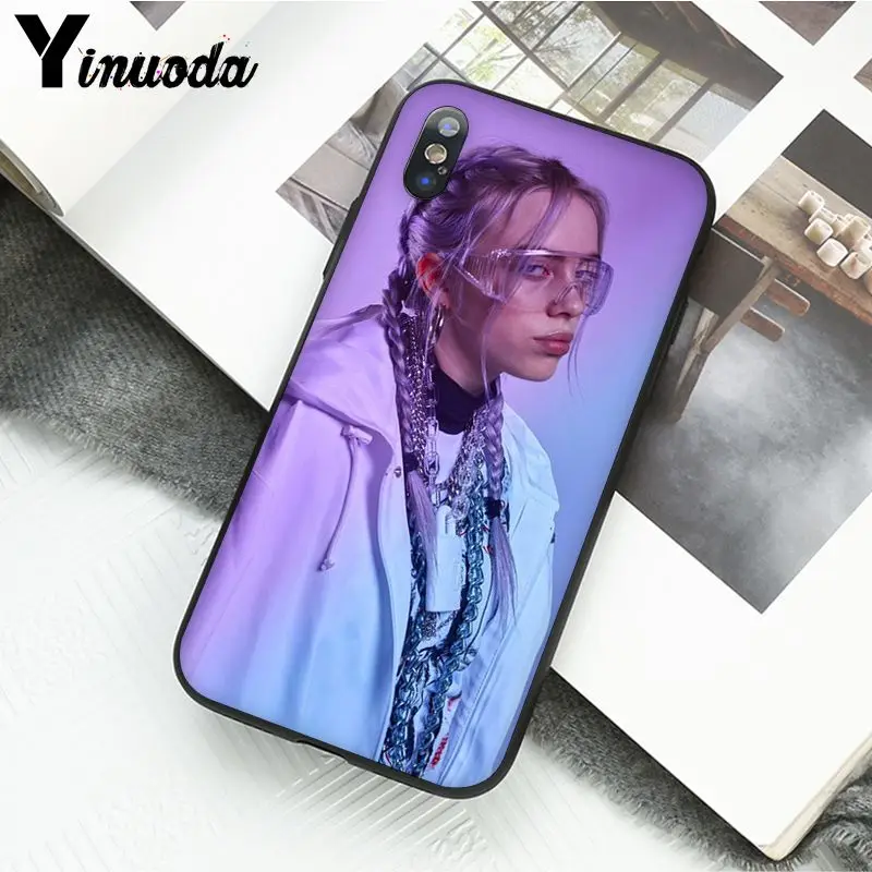 Yinuoda Billie Eilish 13 девушка чехол для телефона для iphone 11 Pro Max 6S 6plus 7 8plus X Xs MAX 5 5S XR - Цвет: A16