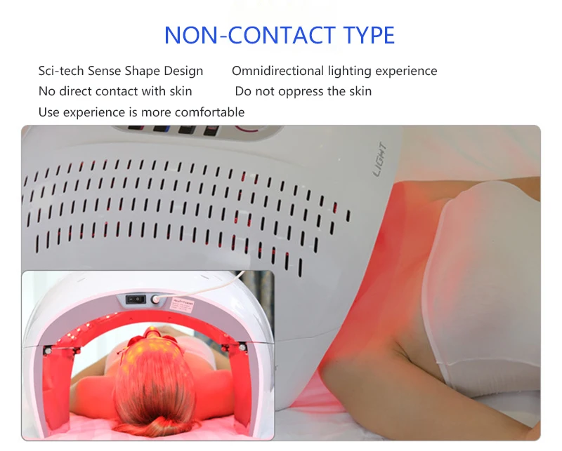 Terapia de Luz Máquina da Lâmpada para Acne Rejuvenescimento da Pele Portátil Photon Cores Máscara Facial Luz Fototerapia Removedor Pdt Led 7 Mod. 1212606 19 Cheap Utensílios de cuidado facial