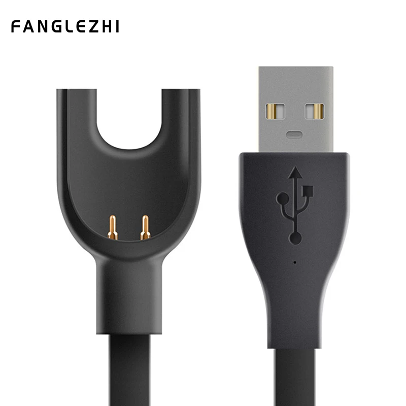 2pcs Charger Cable For Xiaomi Mi Band 3 2 Miband 3 Smart Wristband Bracelet for Xiaomi mi band 2 Charging cable USB Charger Line