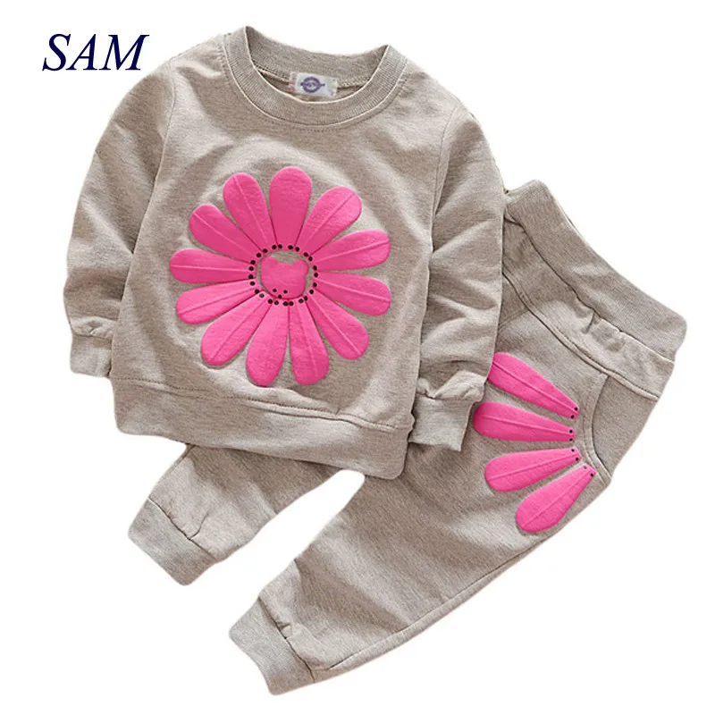 2019 الربيع والخريف جديد الفتيات زهرة مجموعة الكورية نسخة من الشمس زهرة بزة بأكمام طويلة 2 مجموعات 2019 الربيع والخريف جديد الفتيات زهرة مجموعة الكورية نسخة من الشمس زهرة بزة بأكمام طويلة 2 مجموعات