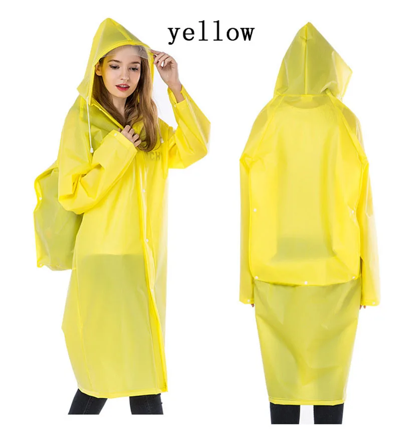 Hooded Jacket Raincoat With Backpack Poncho Transparent Camping Waterproof Rainwear Outdoor Sports Tool Cycling Climb Equipment (7)