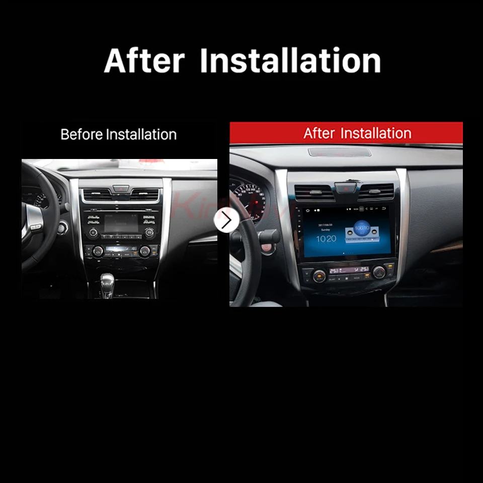 Sale KiriNavi Octa Core Android 7.1 Car Audio For Nissan Altima Teana Car DVD Player Stereo Radio GPS Navigation Bluetooth WIFI BT 4G 1