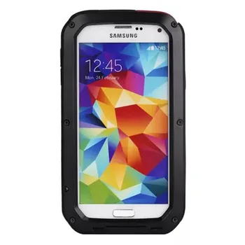 

for S5 Aluminum Metal Shockproof Case for Galaxy S5 i9600 G900F Life Waterproof Tough Hybrid Metal Armor Cases for Samsung S5