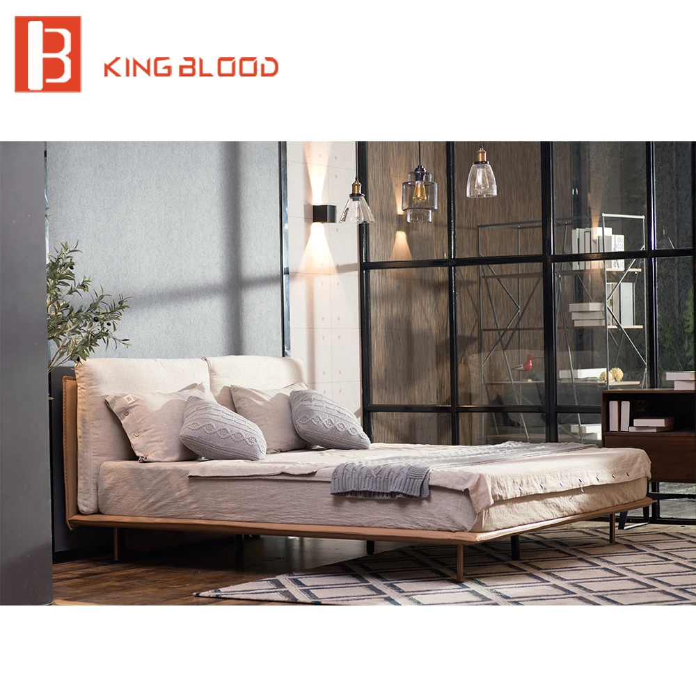 1.5 أو 1.8 متر السرير المادة جلد لل طاقم غرفة نوم تصاميم 1.5 أو 1.8 متر السرير المادة جلد لل طاقم غرفة نوم تصاميم