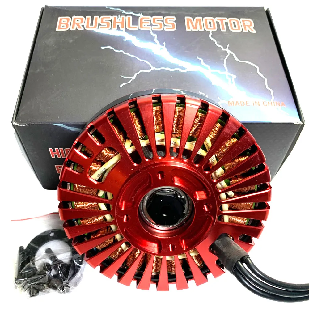 Red T12 (8318 )Swiss brushless motor agricultural drone motor Suitable for 3080 Propeller EP-80A ESC motor Large torque