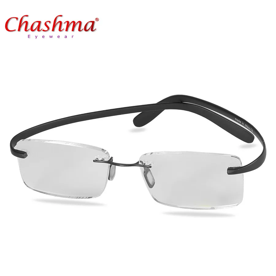 Бренд Chashma, очки для чтения из титанового сплава, мужские и женские очки Oculos de Grau Femin, очки с прочностью для чтения 1 1,5 2 2,5 3. 3,5