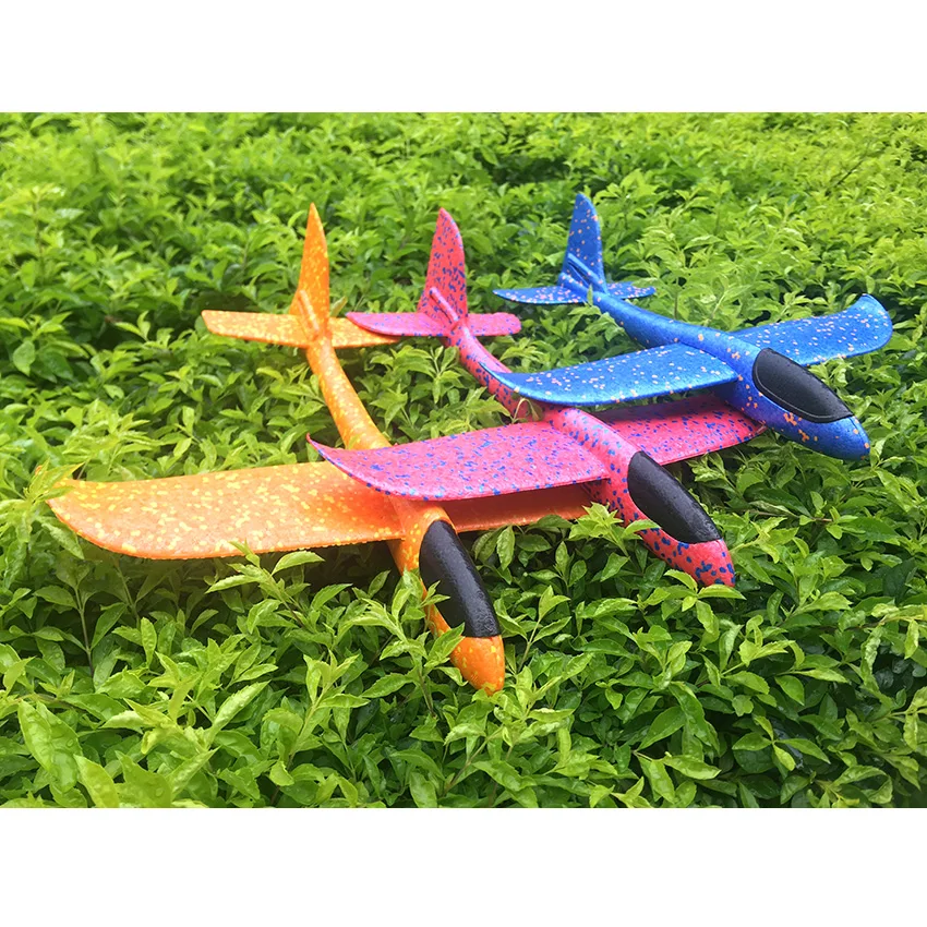 2018 bricolage jet de main vol planeur avions jouets pour enfants mousse avion modèle partie sac remplisseurs vol planeur avion jouets jeu