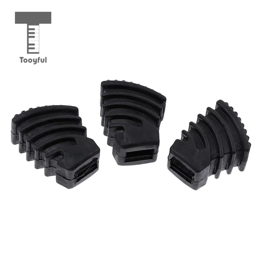 3pcs Replacement Rubber Feet for Single Braced Drum Hardware Cymbal Stands