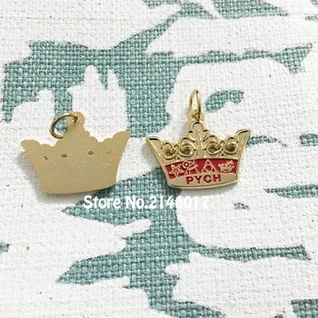 50pcs Custom Lapel Charms Freemason Masonry Lady Charm Masonic PYCH Crown Metal Craft 25mm Free Masons Enamel Pendant
50pcs Custom Lapel Charms Freemason Masonry Lady Charm Masonic PYCH Crown Metal Craft 25mm Free Masons Enamel Pendant