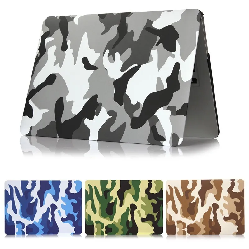 

NEW Camouflage Print Laptop Case for MacBook Retina Air Pro 11 13 12 15 Inch Replace Cover A1990 A1989 A1425 A1465 A1370 Funda
