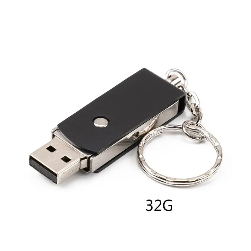 Поворотный USB3.0 Интерфейс U металлический диск USB Flash Drive Memory Stick флэш‑накопитель Swivel для телефона Tablet - Цвет: 32G