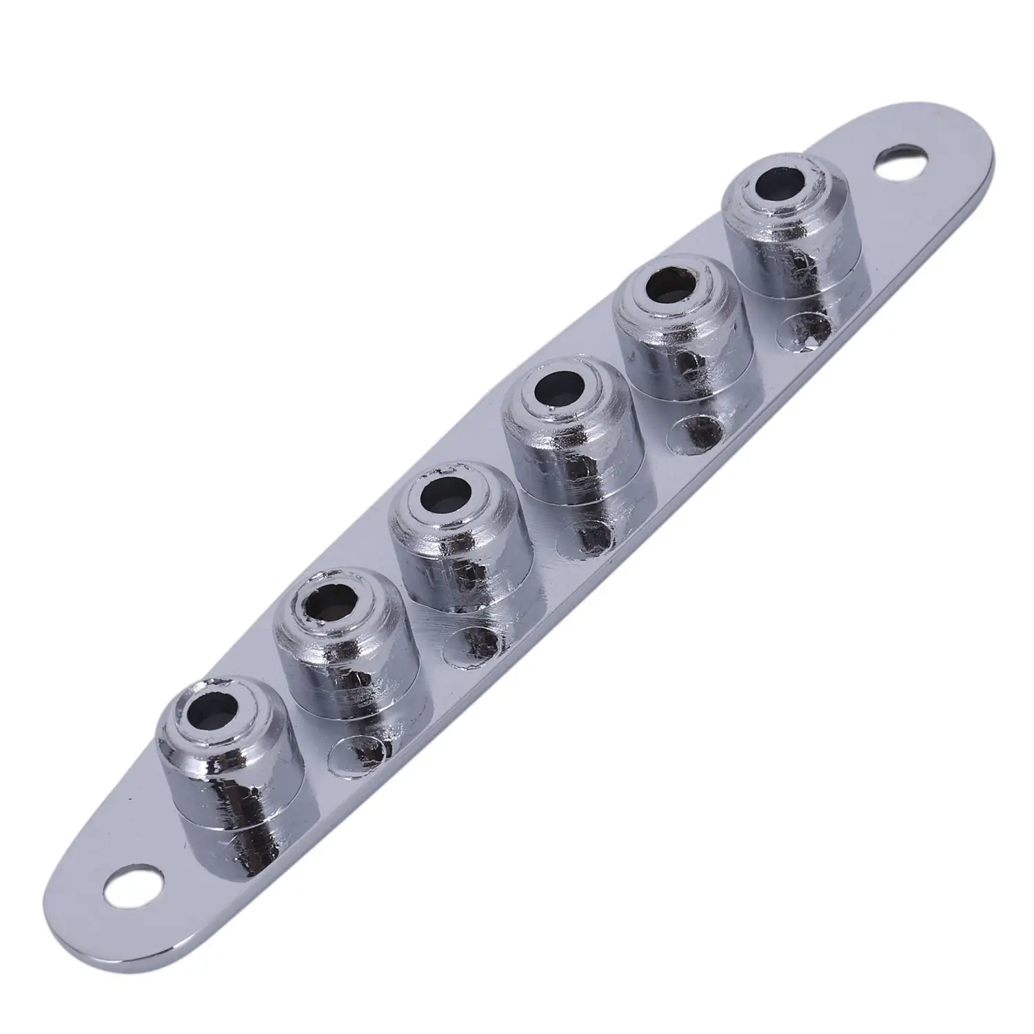 

XFDZ 1 Pcs Electric Guitar Bridge String Thru Body Ferrules Bushing Plate