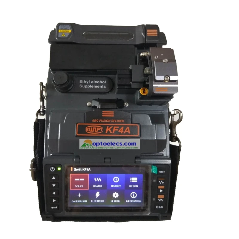 English-menu-Fiber-Fusion-splicing-machine-KF4A-Fiber-Optic-Fusion-Splicer-Automatic-Motor-Drive-Swift-KF4A