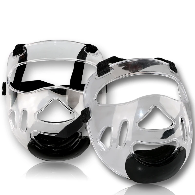 Дешевые каратэ шлем пластиковая маска съемный шлем тэквондо головной убор маска для лица TKD защита для детей Защита для носа для взрослых