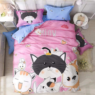 

Winter Modern style Bedding Set Polyester Duvet Cover set flat Sheet Pillowcase Twin Full Queen size King be set 4Pcs /3 Pcs
