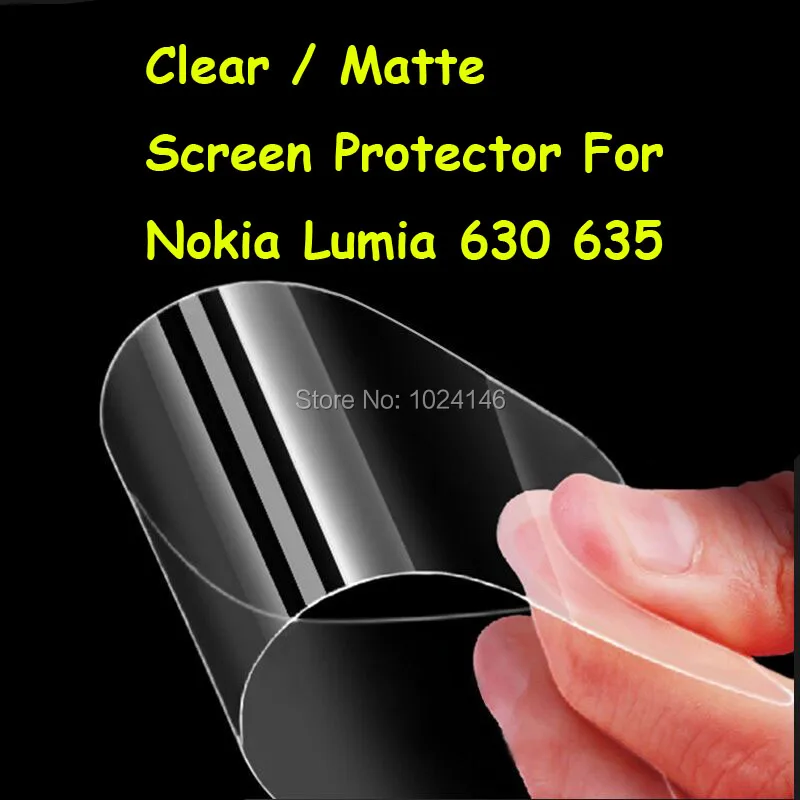 

New HD Clear / Anti-Glare Matte Screen Protector For Nokia Lumia 630 635 Protective Film Guard With Cleaning Cloth