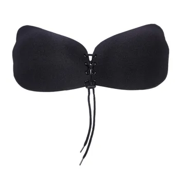 

Women intimates accessories Invisible Bra Sexy Women Self Adhesive Strapless Bandage Blackless Stick Gel Silicone Bra Push Up
