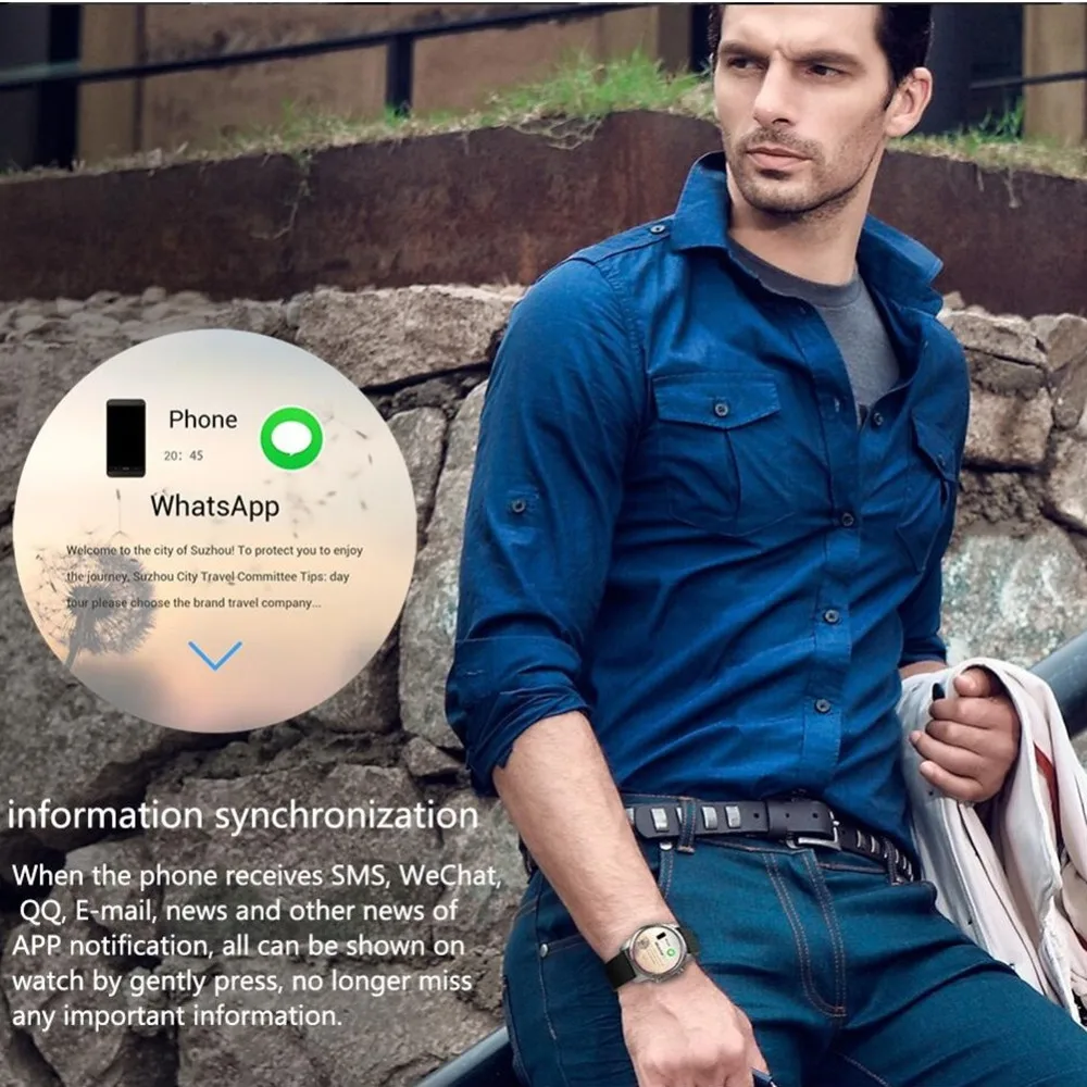 Kingwear KW99 3g Smartwatch телефон Android 5 1 MTK6580 4 ядра 8 ГБ Встроенная память монитор