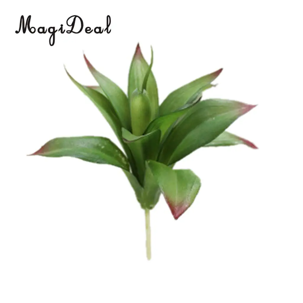 MagiDeal Artificial Agave 13- Leaves Bunch Succulent Floral Foliage Fake Plant Decor Home Garden Decoration 