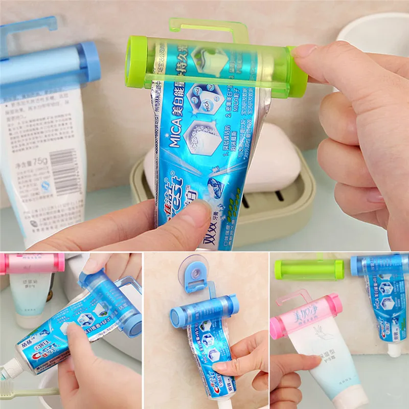 Bathroom Accessories Rolling Tube Tooth Paste Squeezer Toothpaste Dispenser Holder Bathroom Decoration Products Wall Hanger Bathroom Accessories Rolling Tube Tooth Paste Squeezer Toothpaste Dispenser Holder Bathroom Decoration Products Wall Hanger