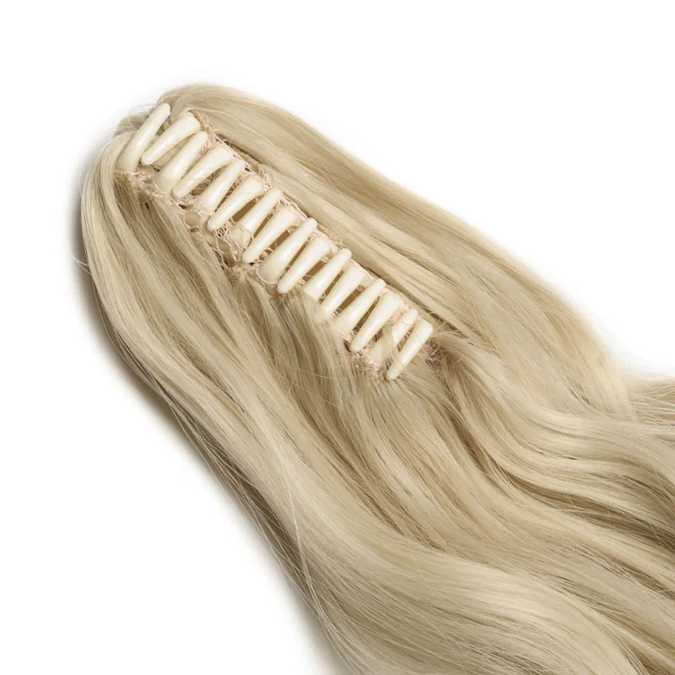 S-noilite 1" длинные вьющиеся синтетические конский хвост клип в конский хвост Коготь Конский хвост наращивание волос хвост Женская прическа поддельные волосы