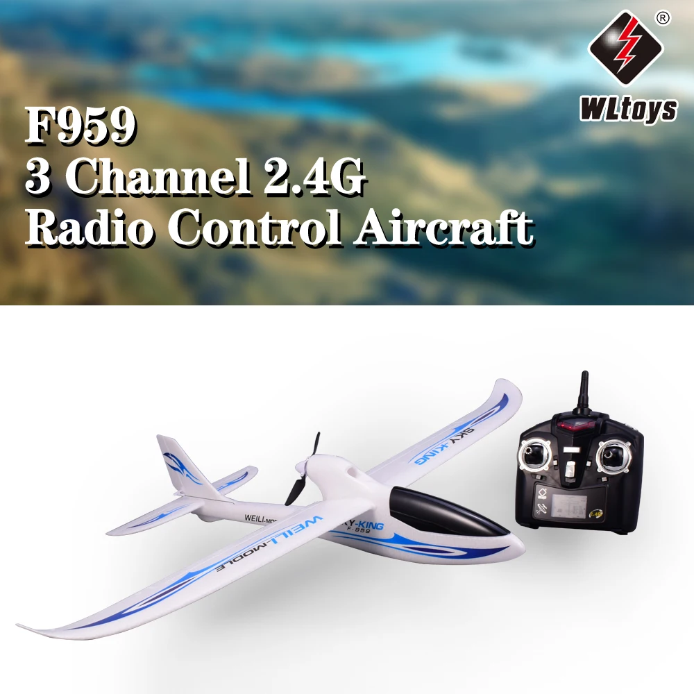 WLtoys F959 Sky-king 2,4G 3CH размах крыльев RC радиоуправляемый самолет с дистанционным управлением самолет с фиксированным крылом уличные игрушки Дрон RTF