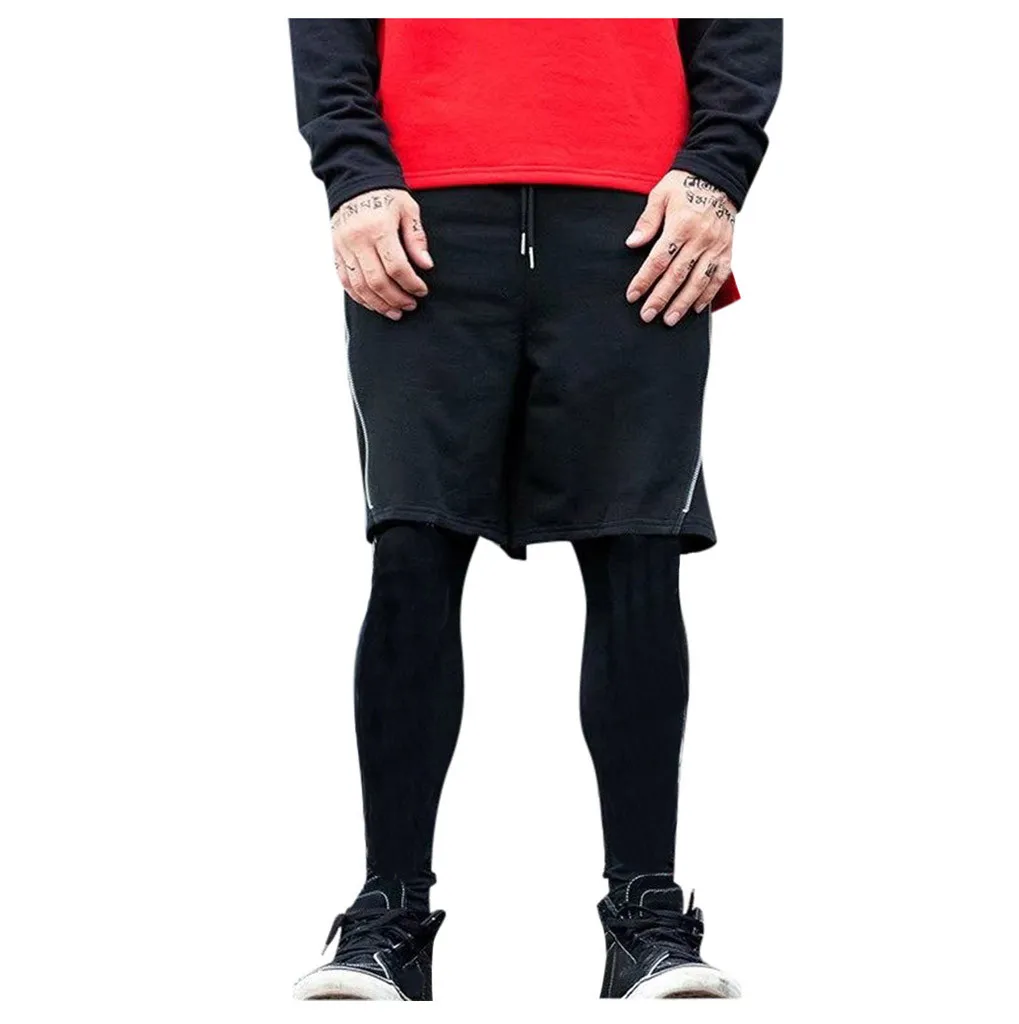 Feitong летние модные мужские наклейки карман трость Эластичные Спортивные Штаны Шорты повседневные пляжные шорты мужские летние мужские шорты