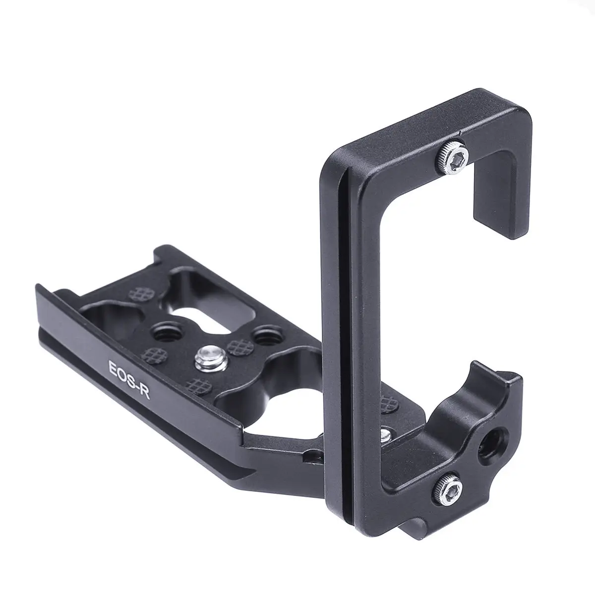 Горячие алюминий сплав вертикальный L Тип кронштейн штатив Quick Release Plate базовая ручка держатель для Canon EOS R камера черный
