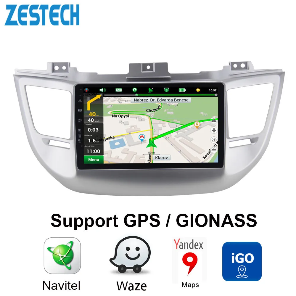 Discount 4G LTE WIFI 1Din Android Radio Car GPS for Hyundai Tucson 3 / Hyundai ix 35 2015-2018 multimedia Car Head Unit Car DVD GPS Navi 3