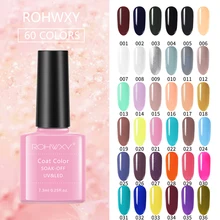 Профессиональный 60 цветов лак для ногтей лак для использования со светодиодной и УФ-лампой Гель-лак клей маникюрный лак инструмент лак для ногтей долговечный гель для ногтей