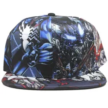 Мультяшный Человек-паук Venom Eddie Brock Косплей хип хоп летняя кепка-Бейсболка Шляпа